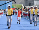 二青会实体火炬太原传递