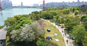 户外搭帐篷：把家搬进春天里