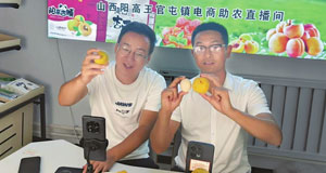 驻村第一书记直播间卖杏忙阳高县王官屯镇众和村驻村第一书记直播间卖杏忙，小小的手机屏幕不断传递着欢声笑语与蓬勃希望。